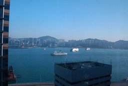 Victoria Harbour from the hotel window