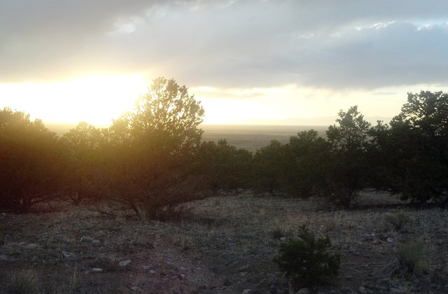 Sunset near the Great Sand Dunes