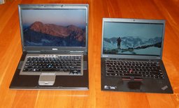 Portico (D830) and Freya (Thinkpad X1 Carbon)