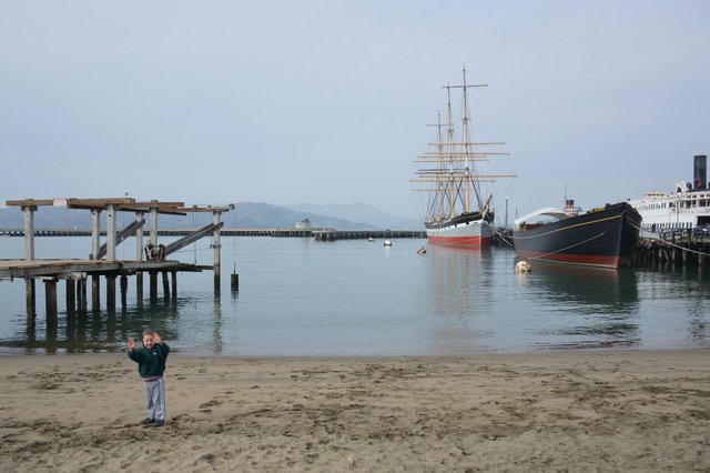 Calvin at the Maritime Museum