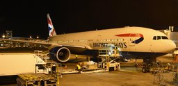 British Airways Boeing 777-200 G-YMMC at Denver International Airport