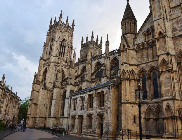 York Minster and the surrounding street