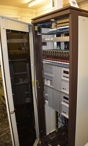 Historic telephone switch at the York Cold War Bunker