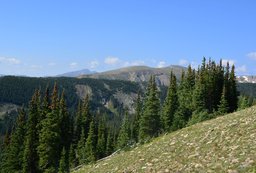 Looking south from the East Ridge of Skyscraper Peak