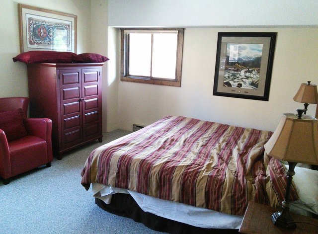 Master bedroom in Breckenridge condo