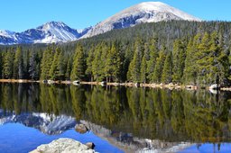 Mount Copeland and Elk Tooth above Finch Lake