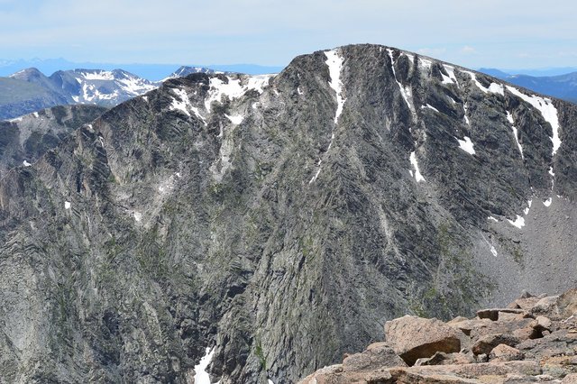 North face of Ypsilon Mountain