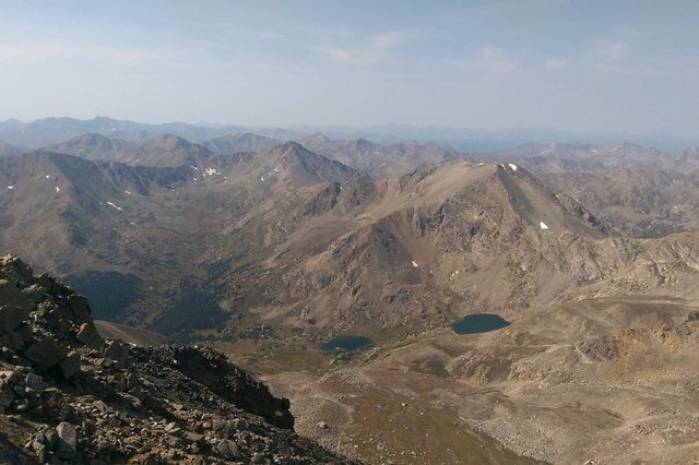 View of mountains west of Mount Massive