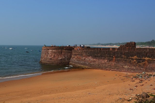 Lower extension of Fort Aguada