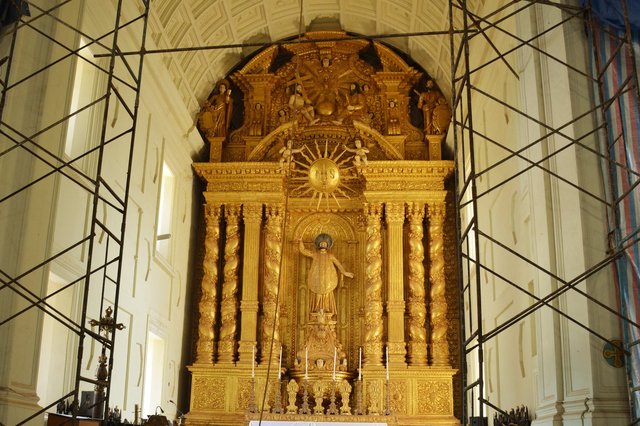 Altar at Basilica of Bom Jesus