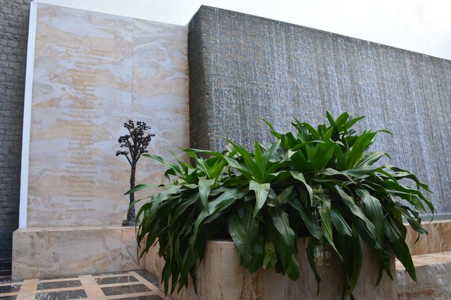 Memorial to the terrorist attacks at the Taj Mahal Palace, Mumbai