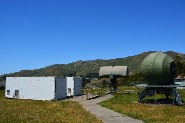 Radar domes at Nike missile site SF-88