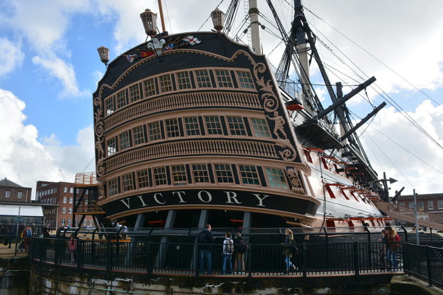 Stern of HMS Victory