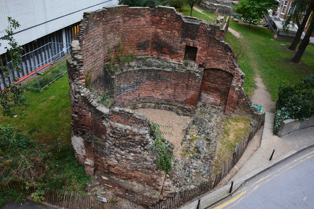 Ruins of the Roman walls of London