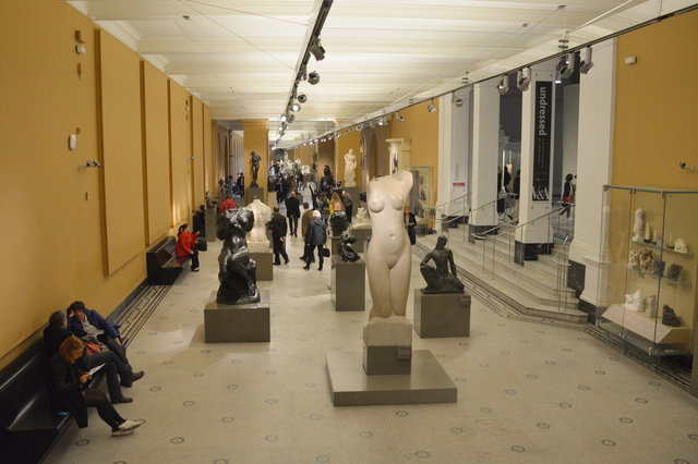 Sculpture gallery at the Victoria and Albert Museum