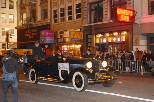 San Francisco Mayor Ed Lee in the Lunar New Year parade
