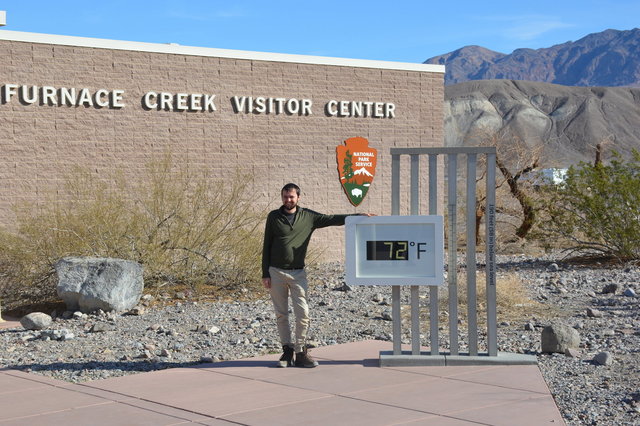 Willy at Furnace Creek Visitor Center