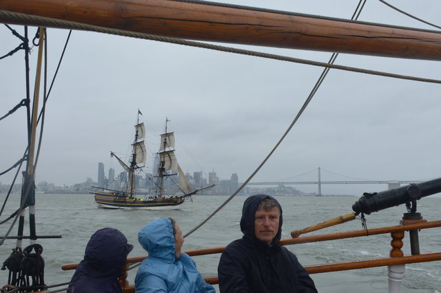 Lady Washington in San Francisco Bay