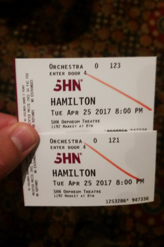 Hamilton tickets