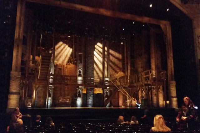 Hamilton stage at the Orpheum Theatre