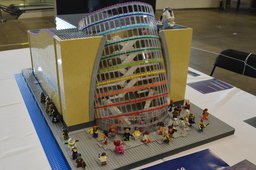 Lego model of the Convention Centre Dublin