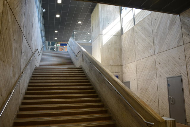 Interior of Louhela Station in Vantaa, Finland