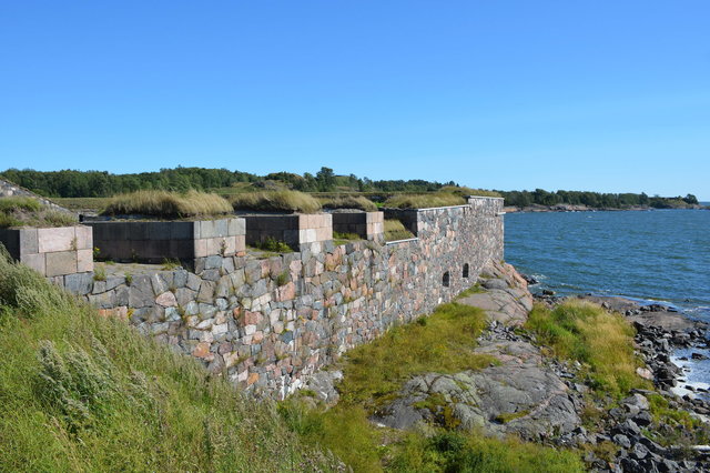 Fortifications at the Fortress of Suomenlinna