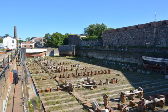 Drydock at the Fortress of Suomenlinna