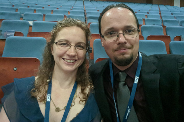 Kiesa and Jaeger at the Hugo Awards