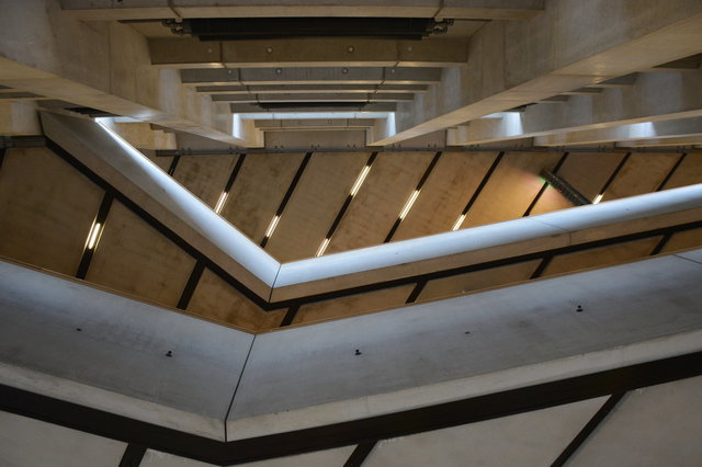 Looking up in the Tate Modern