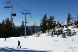 Main chairlift at Sierra-at-Tahoe
