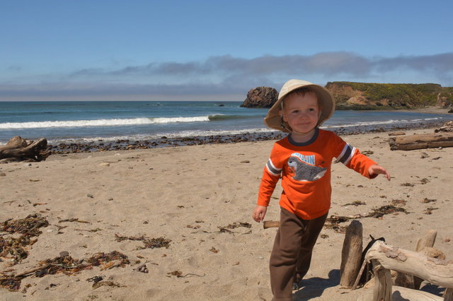 Julian on the beach