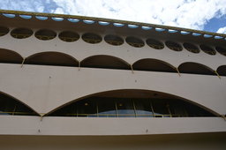 Outside the Marin County Civic Center