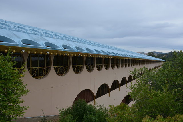 Geometric patterns on the roof at the Marin County Civic Center