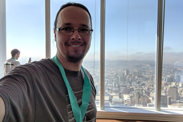 Jaeger on the top of Salesforce Tower