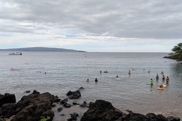 Molokini Crater from Makena Landing Park