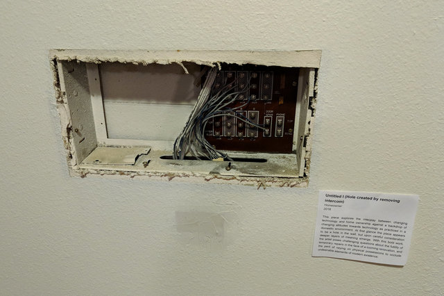 Untitled I (Hole created by removing intercom)