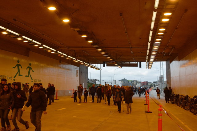 Inside the SR-99 tunnel