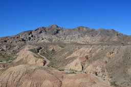 Road leading to the calcite mine below the Santa Rosa Mountains