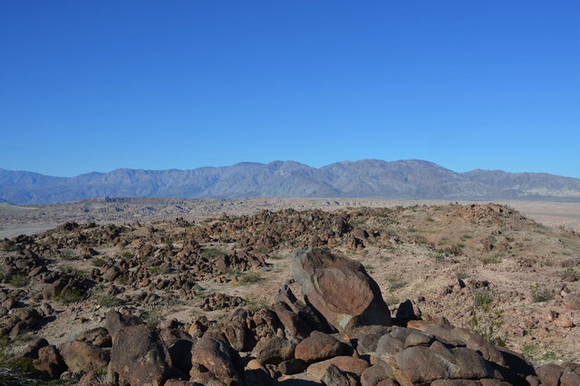 Rocks piled on the summit of West Butte