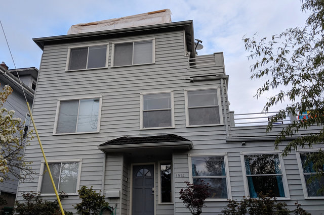 Temporary roof in Wallingford