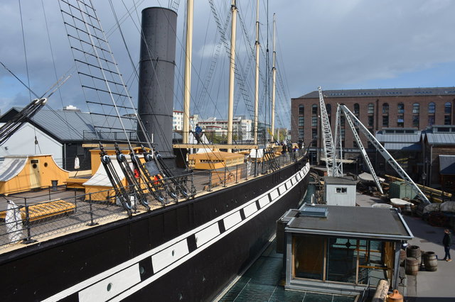 SS Great Britain in drydock