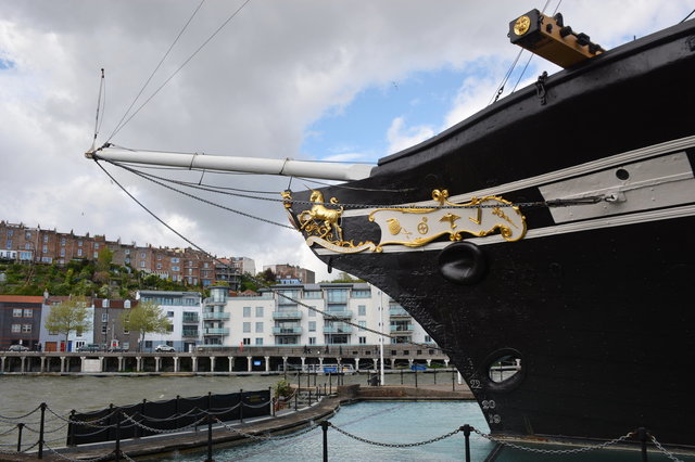 Bow of SS Great Britain