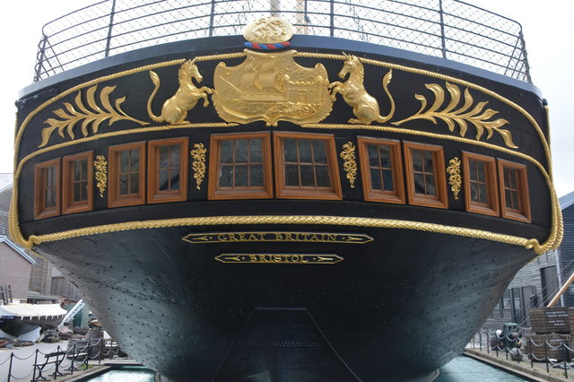 Stern of SS Great Britain