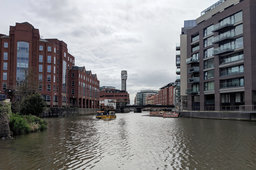 Ferry approaches on Bristol's Floating Harbour