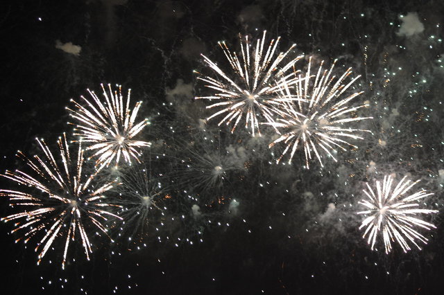 Fireworks over Lake Union