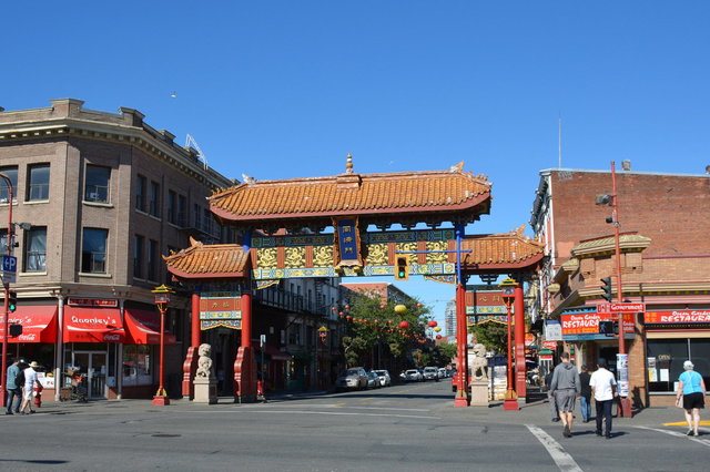 Chinatown gate in Victoria