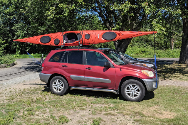 Demo Etain Valley 17.5 kayak on Motoko