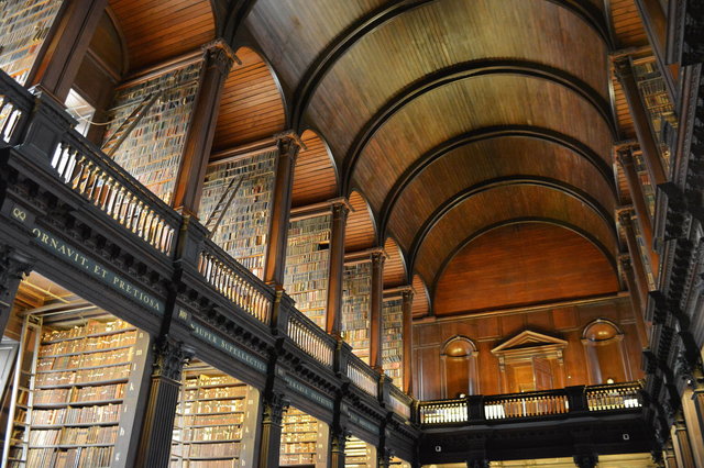 The Long Library at Trinity College Dublin