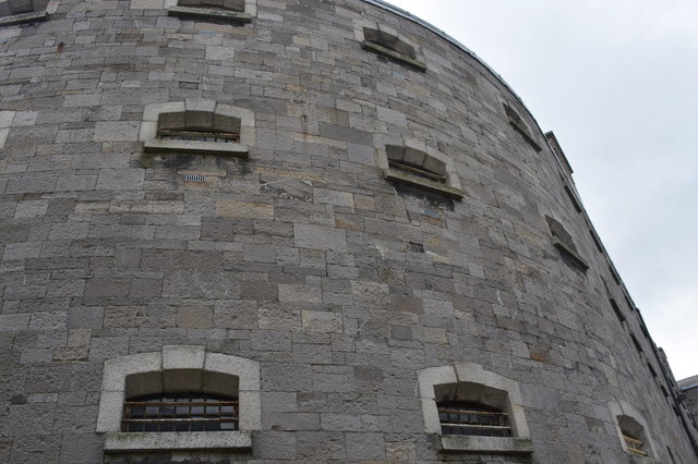 Outside wall of Kilmainham Gaol